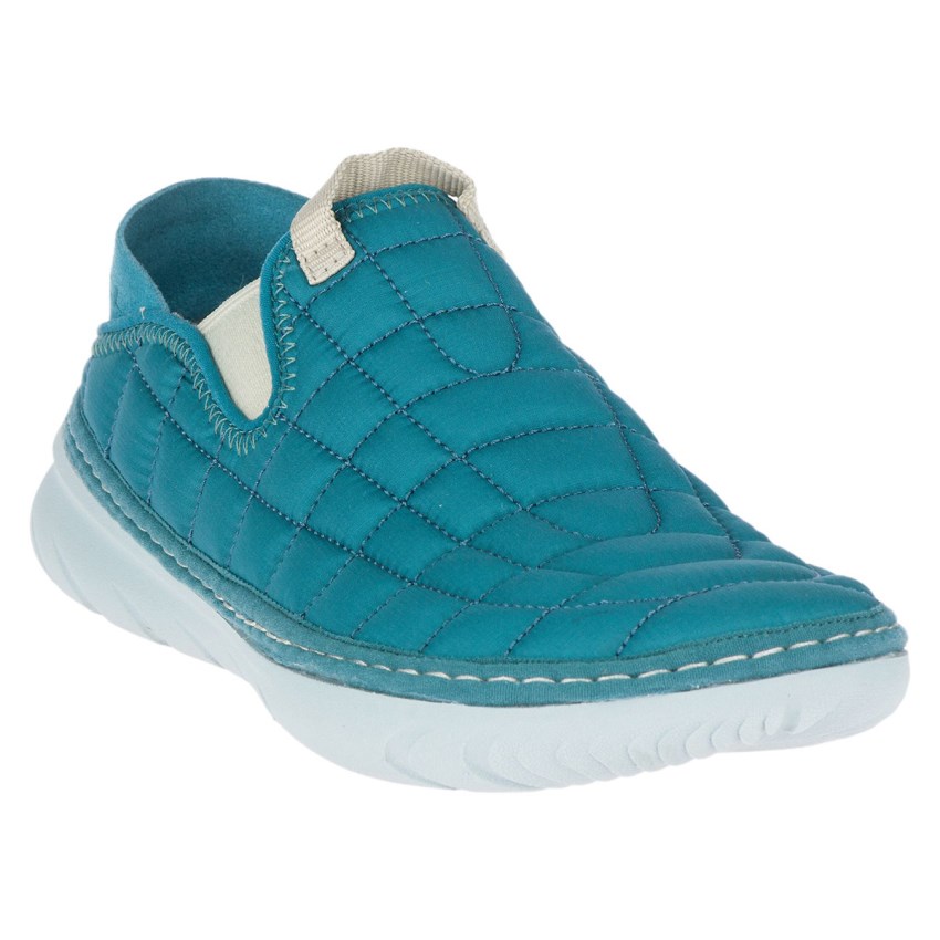 Chaussure Casual Merrell Hut Moc Turquoise Femme | Q.U.ALSO